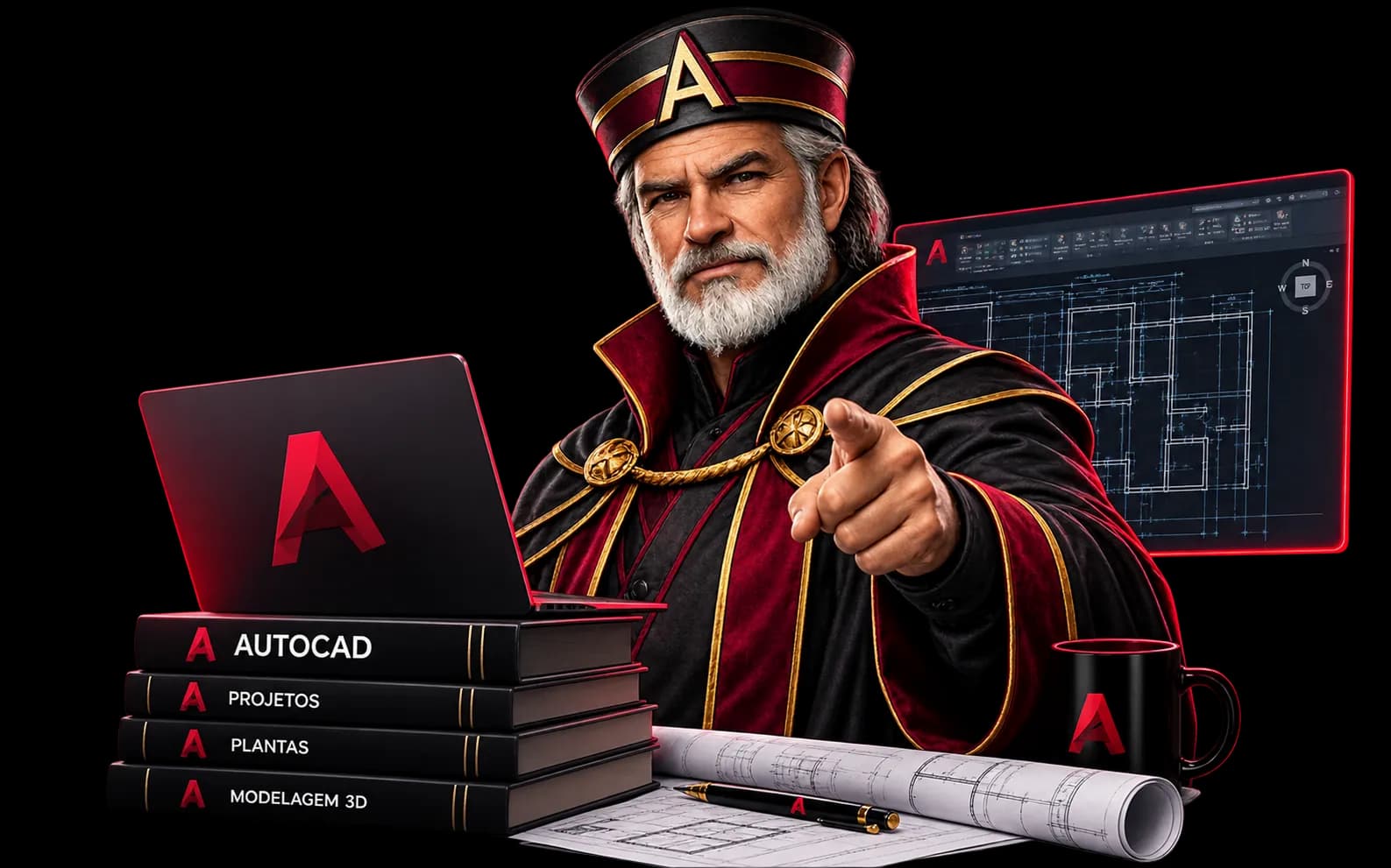 Clique e adquira agora o bonus do mestre do autocad