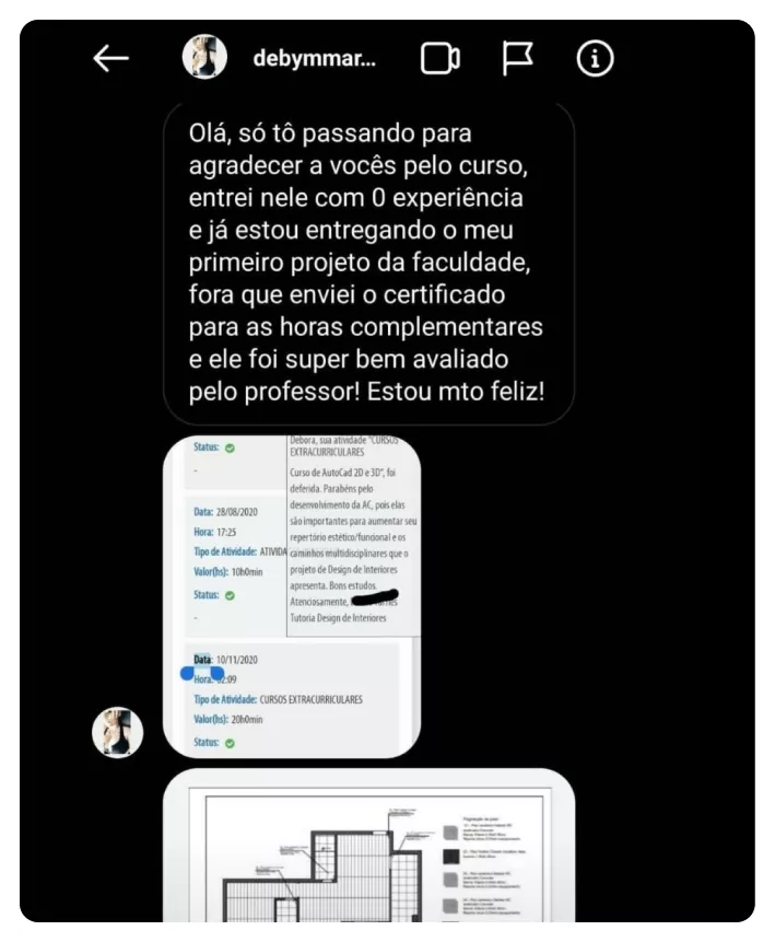 Depoimento de aluno que fez o curso de AutoCAD e se tornou um Mestre do Autocad