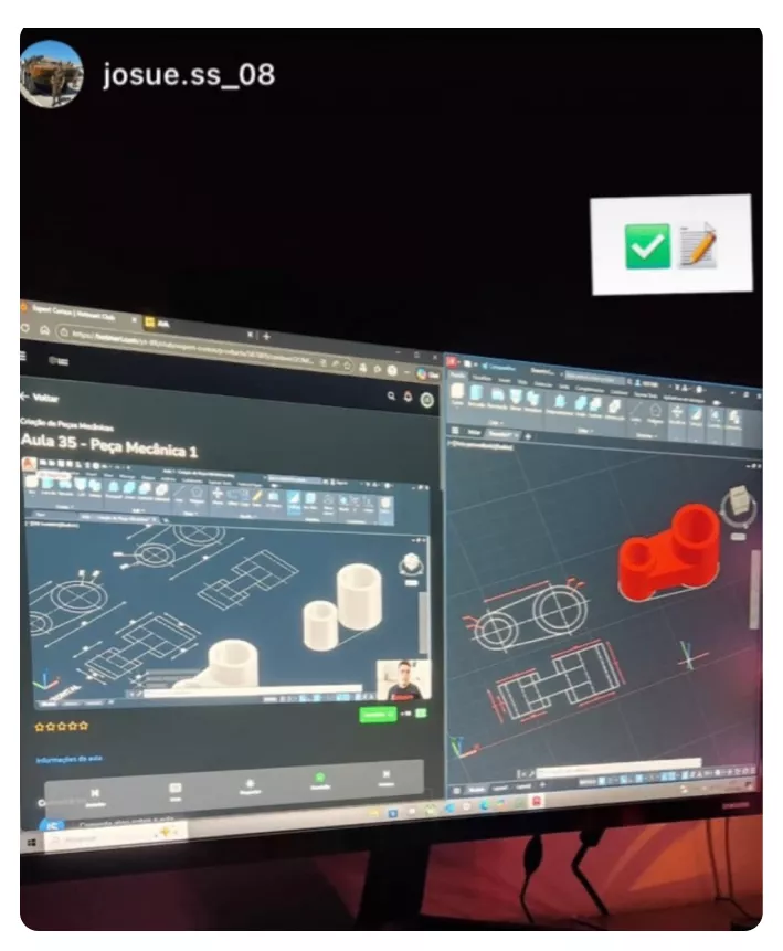 Depoimento de aluno que fez o curso de AutoCAD e se tornou um Mestre do Autocad